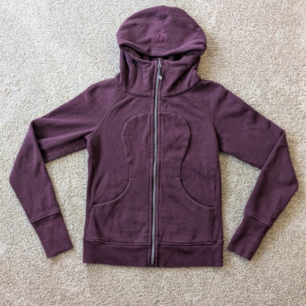Lululemon Athletica Scuba Hoodie Full Zip Purple 6 Small/Medium